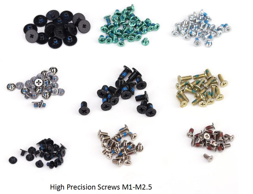 High precision screw m1-m2.5